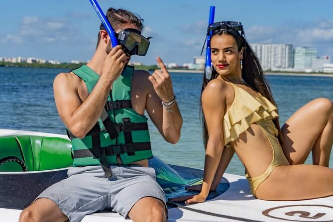 Drive an Speedboat at full speed at Cancun's Lagoon & Snorkeling - The reef stop and what you may see
