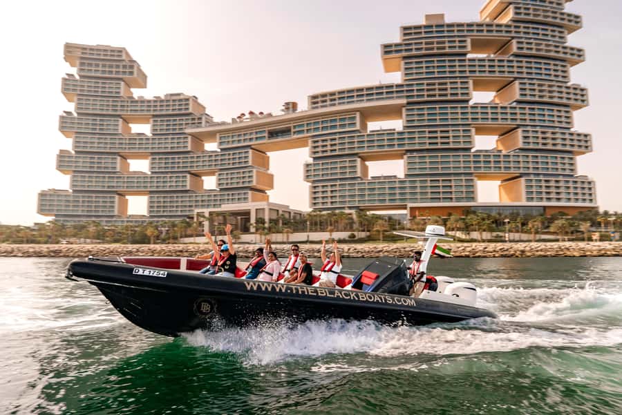 Dubai: 100-Min Speed Boat Tour, Atlantis & Burj Al Arab View - Leaving Dubai Marina Yacht Club
