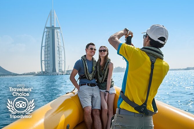Dubai Marina Guided Sightseeing High-Speed Boat Tour - Palm Jumeirah from the sea