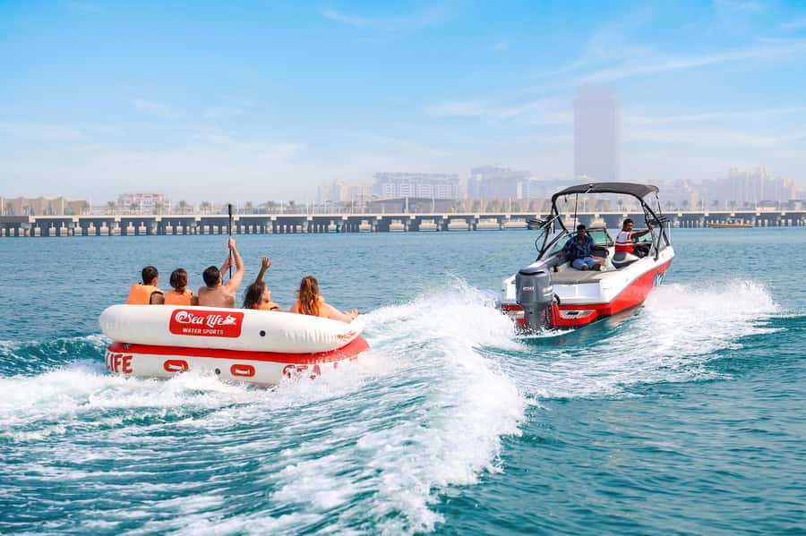 Dubai: Speedboat-Pulled Donut Ride Trip in JBR - What the Dubai donut ride is really like