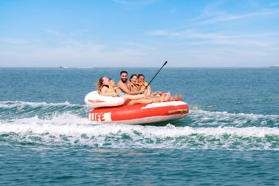 Dubai: Speedboat-Pulled Donut Ride Trip in JBR - Is $116 good value for a group?