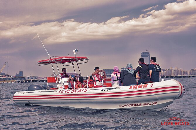 Dubai Speedboat Tour: JBR Skyline, Atlantis, Burj AlArab Optional - Seeing Palm Jumeirah from its outer edge