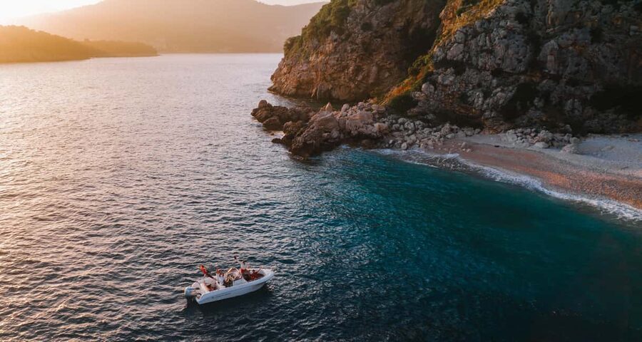 Dubrovnik:Elaphiti Islands and caves Private Speedboat Tour - Koločep and the final island swim