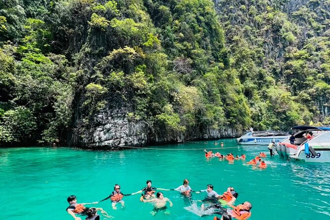 Early Bird Phi Phi 4 Islands by Speedboat 2 Trips in 1 Day - East Phi Phi Leh and Viking Cave