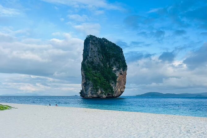 Early Bird Phi Phi 4 Islands by Speedboat 2 Trips in 1 Day - Monkey Beach from the water