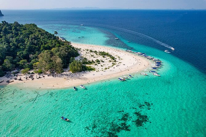 Early Bird Phi Phi and 4 Islands Tour by Speedboat from Krabi - Poda Island as the final beach stop