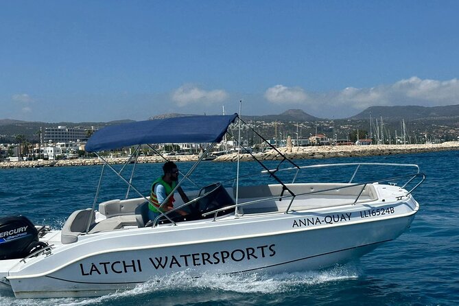 Eden New Gen Speedboat with driver to Blue Lagoon, Sea Caves - Starting at Latchi Harbour