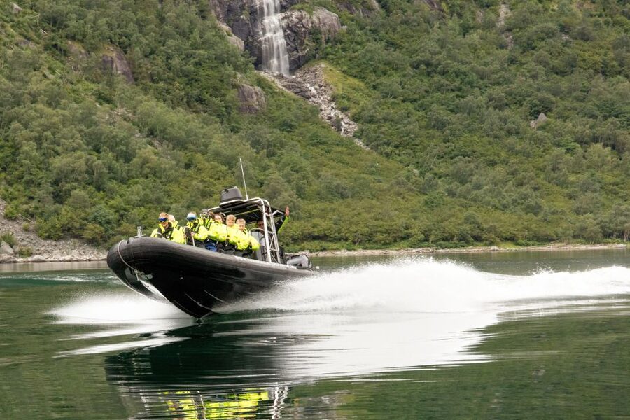 Eidfjord: 1-Hour Fjord RIB Tour - Waterfalls close enough for a photograph