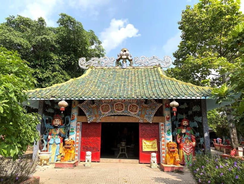 Enjoy Dragon Floating Temple Tour Vip & Premium Speed Boat - Binh Quoi Village, Coconut Juice, and Rural Views