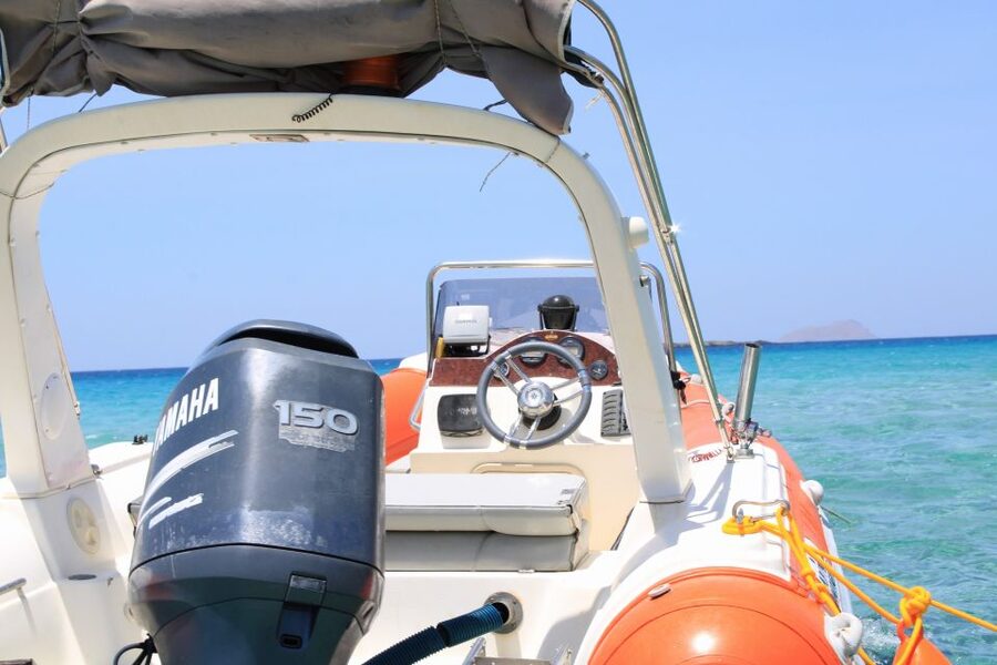 Falasarna: Balos Beach & Gramvousa Island Private RIB Cruise - One hour at Gramvousa Island