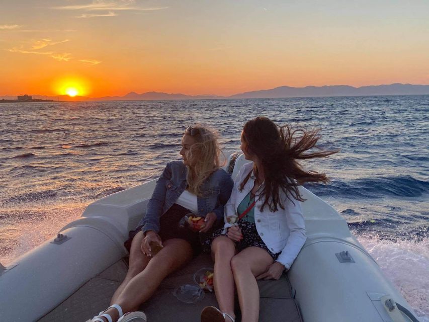 Faliraki: Evening RIB Cruise with Champagne and Sunset Views - FAQ