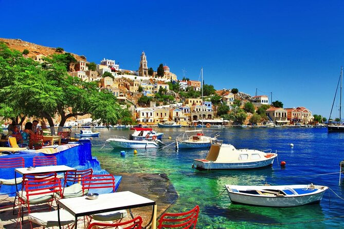 Fast Boat To Symi with a swimming stop at St George's Bay! (Only 1hr journey) - Why this fast boat works well from Rhodes