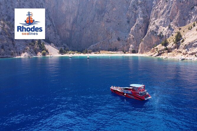 Fast Boat To Symi with a swimming stop at St George's Bay! (Only 1hr journey) - St George’s Bay and the 30-minute swim