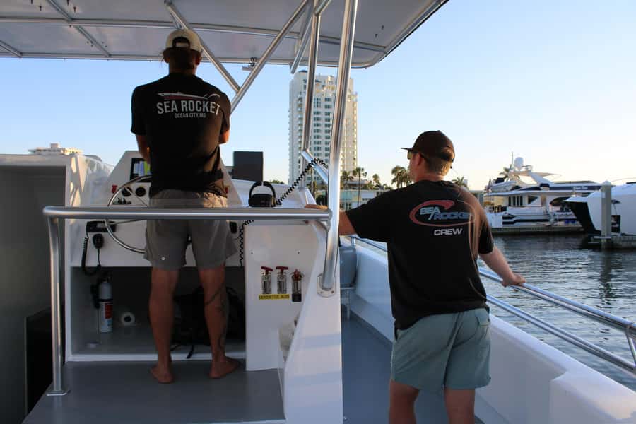 Fort Lauderdale: Sea Rocket Ocean Speed Boat Cruise - The ocean run along Fort Lauderdale Beach