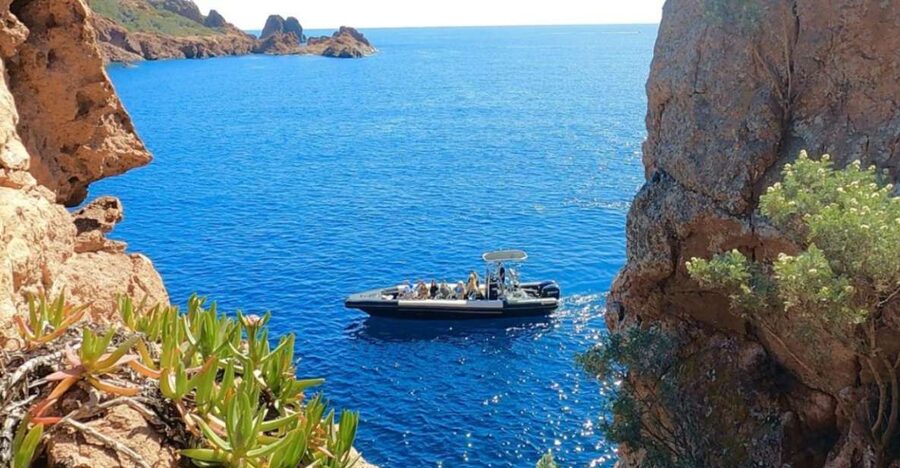 Fréjus: Estérel Calanques Speedboat Tour + Swim Stop - A captain-led outing in a small group