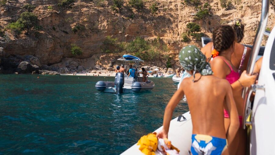 From Arbatax: RIB tour in the Gulf of Orosei - Cala Biriala or Grotta del Fico