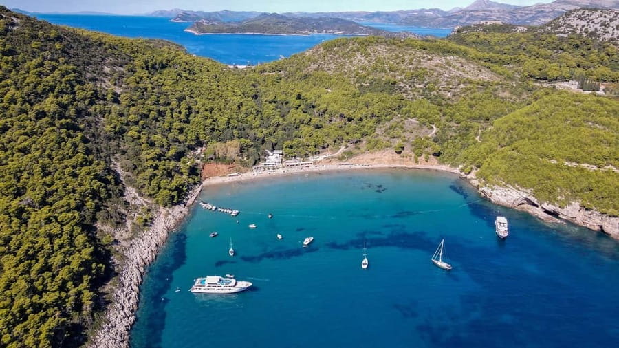 From Dubrovnik: Elaphiti Islands & Blue Cave Speedboat Tour - The Blue Cave and nearby swimming spots