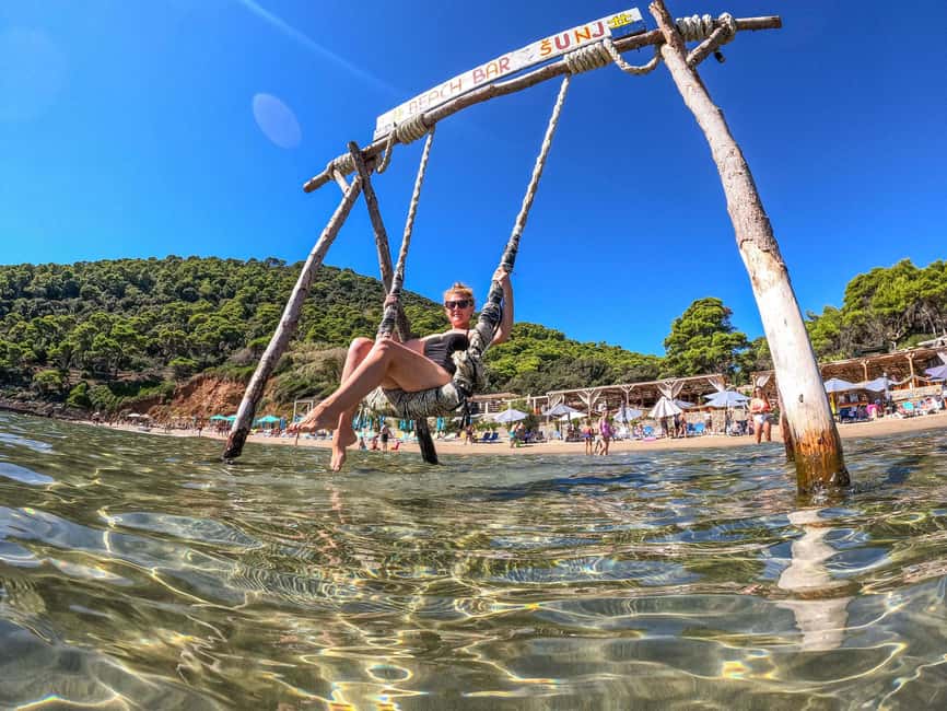 From Dubrovnik: Elaphiti Islands & Blue Cave Speedboat Tour - The boat, drinks, and crew style