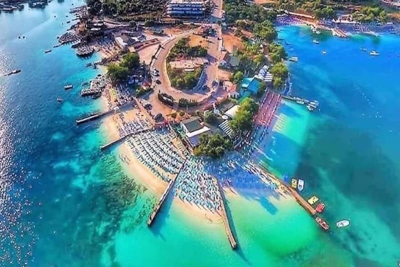 From Durrës/Golem: Vlora, Sazan & Karaburun Speedboat - Sazan Island from the boat