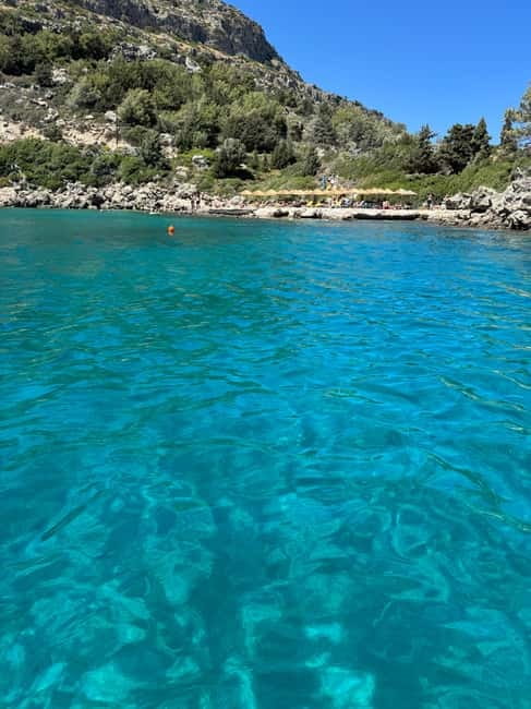 From Faliraki : Speedboat tour kalithea caves&antony kouin - Leaving Faliraki Harbor by RIB
