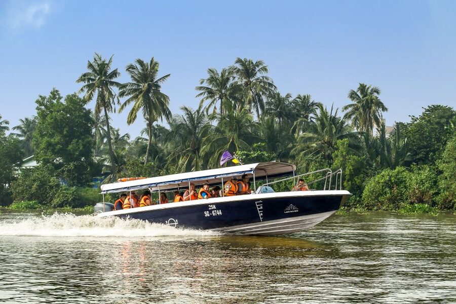 From Ho Chi Minh: Cu Chi Tunnels and VIP Speedboat Tour - The Saigon River ride and what you see along the way