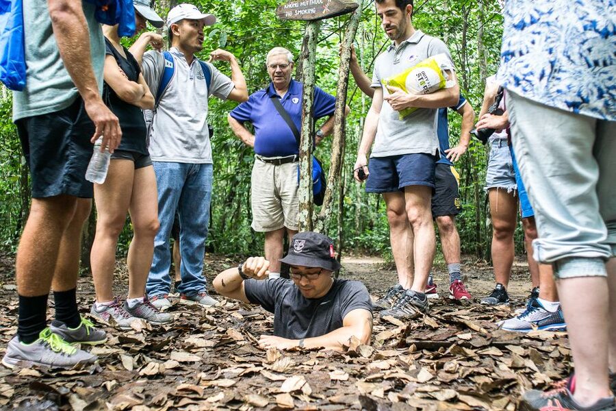 From Ho Chi Minh: Cu Chi Tunnels and VIP Speedboat Tour - A private video and the first explanation of Cu Chi