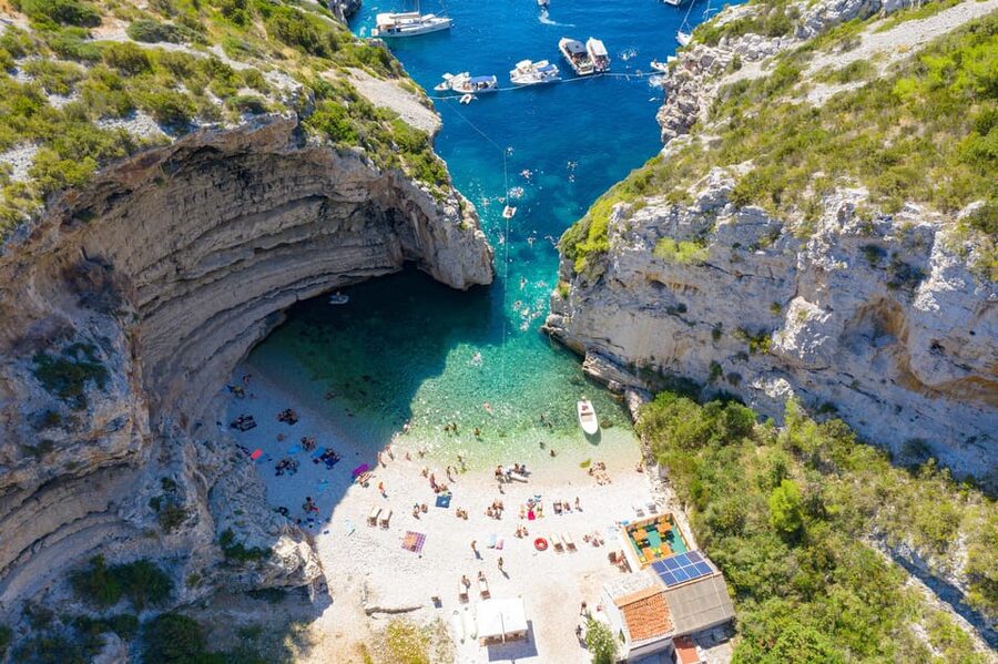 From Hvar: Blue cave group speedboat tour full day - Key points at a glance