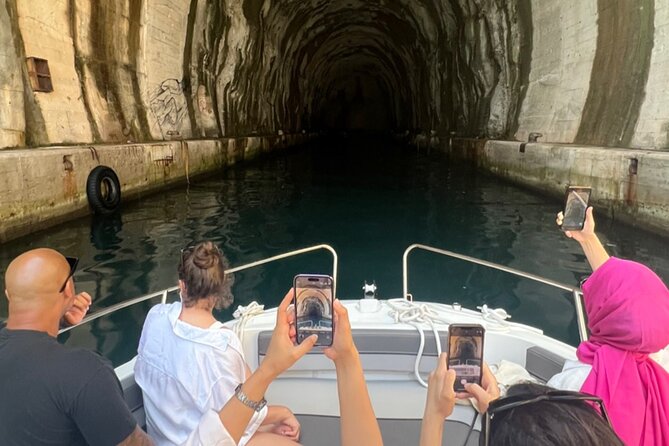 From Kotor: Boat to Blue Cave & Lady of the Rocks &Submarine Base - The Blue Cave is beautiful, but never guaranteed