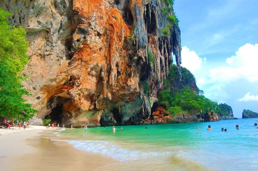 From Krabi: 4 Islands Snorkeling Tour by Speed Boat - Phra Nang Cave Beach and the princess spirit