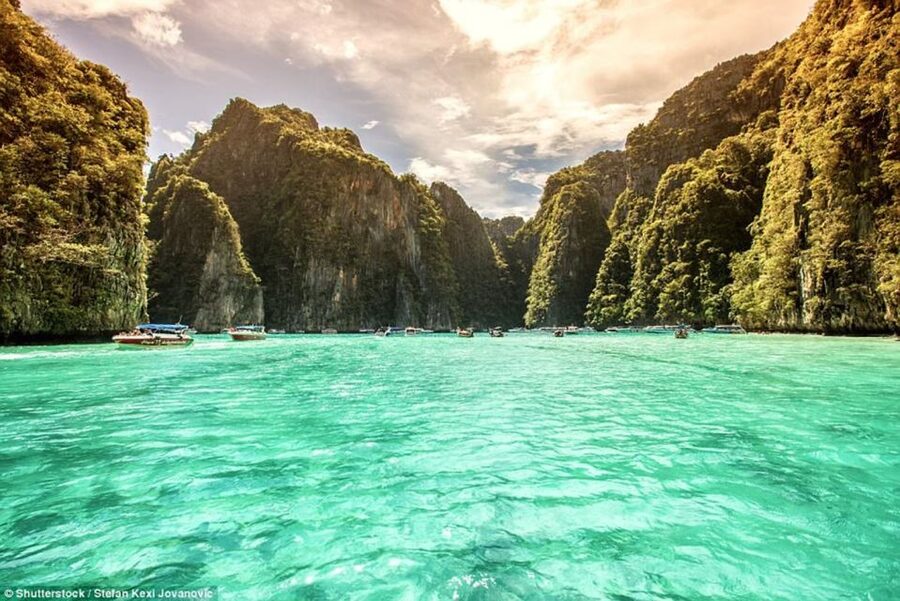 From Krabi: Phi Phi Island Full-Day Private Speed Boat Tour - Viking Cave and the high point of Pileh Lagoon