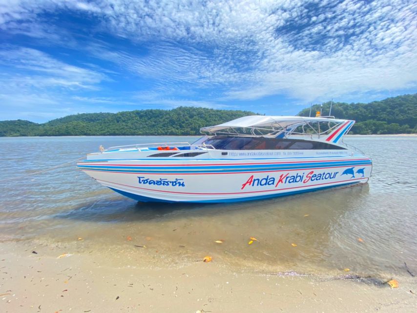 From Krabi: Phi Phi Island Full-Day Private Speed Boat Tour - Loh Samah Bay for snorkeling