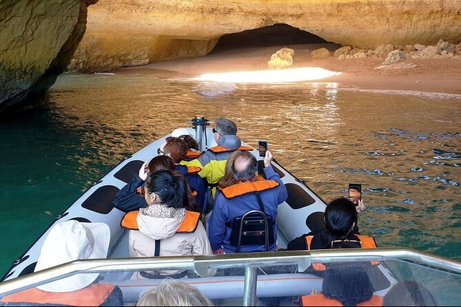 From Lagos: Benagil Caves Tour by Speed Boat with Guide - Entering Benagil and the nearby caves