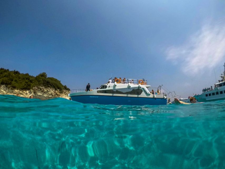 From Lefkimmi: Sivota,Blue Lagoon & Cave Cruise by Speedboat - Papanikolis Cave and its wartime past