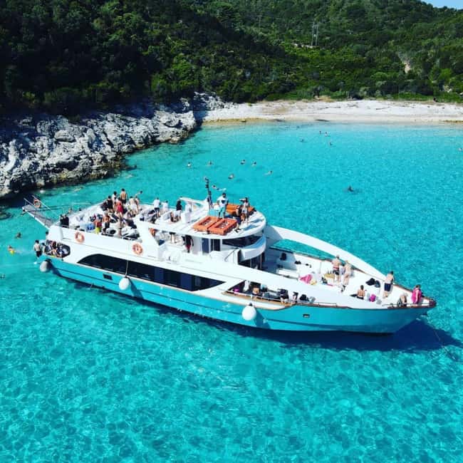 From Lefkimmi: Sivota,Blue Lagoon & Cave Cruise by Speedboat - Crossing the Ionian Sea from Lefkimmi