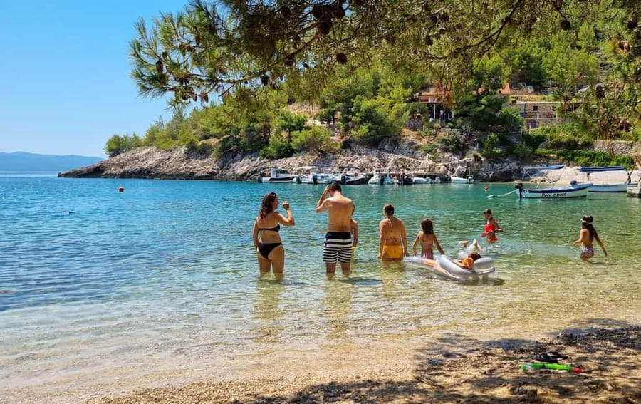 From Makarska: Full day private speed boat tour 3 islands - Zečevo islet brings a cocktail-bar stop