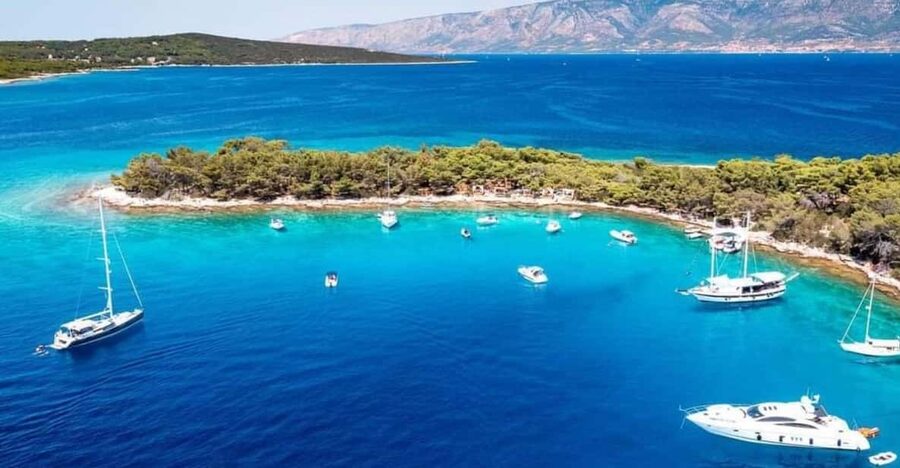 From Makarska:Hvar and Brač Island : Day Tour with speedboat - Golden route: Brač beaches, Golden Horn, and Hvar