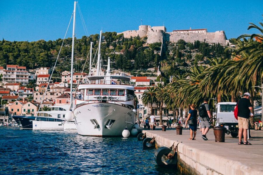 From Omis: Blue Cave & 5 Island Speedboat Tour - Boat comfort, crew, and group size