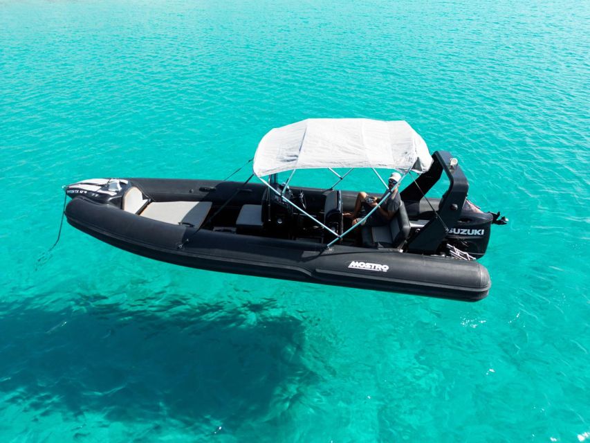 From Paros: Rent a RIB Boat Triton with Optional Skipper - The Antiparos cave stop