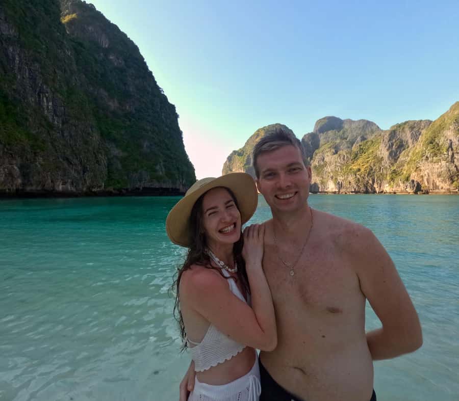 From Phi Phi Island: Maya Bay Sunset & Plankton by Speedboat - Pileh Lagoon and its limestone walls