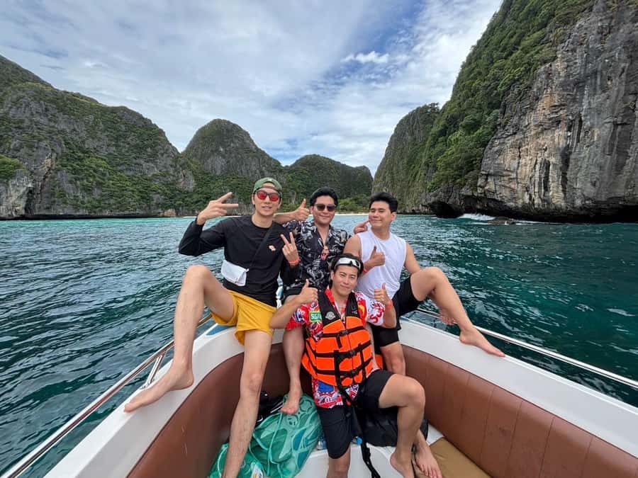 From Phi Phi : One Day Trip by speedboat with Lunch - Pileh Lagoon for clear water and dramatic views