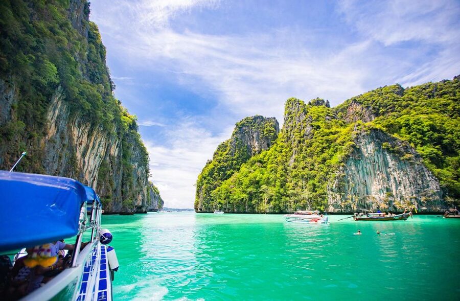 From Phi Phi: Sunrise Maya Bay, Pileh Lagoon Speedboat Tour - Monkey Beach and Loh Samah Bay