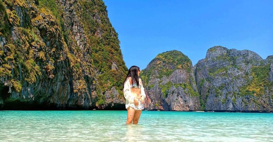 From Phi Phi: Sunrise Maya Bay, Pileh Lagoon Speedboat Tour - Shark Point snorkeling