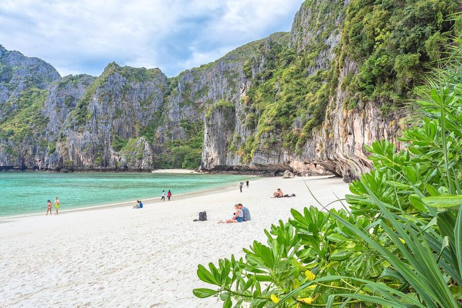 From Phi Phi: Sunrise Maya Bay, Pileh Lagoon Speedboat Tour - Swimming in Pileh Lagoon
