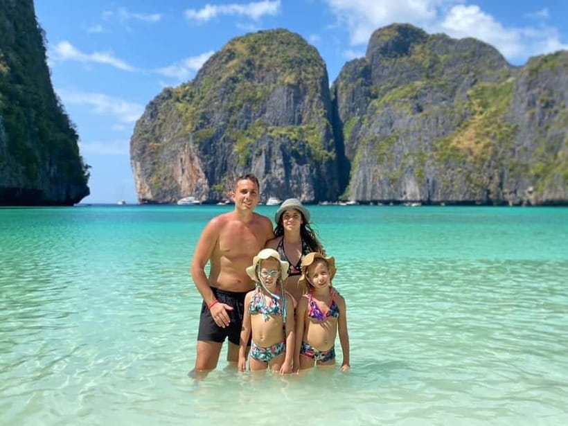 From Phi Phi: Sunset & Plankton Swim Tour By Speedboat - Shark Point puts the mask to work