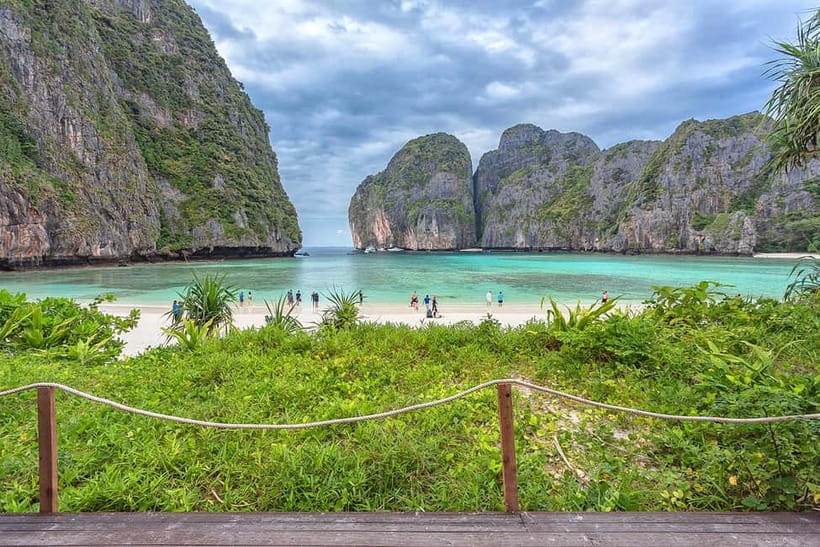 From Phi Phi: Sunset & Plankton Swim Tour By Speedboat - Maya Bay supplies the big film-location moment