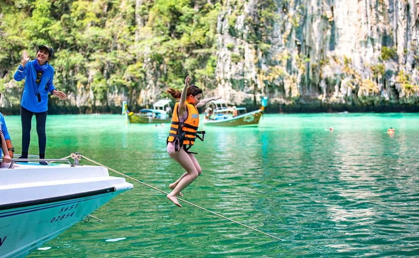 From Phi Phi: Sunset & Plankton Swim Tour By Speedboat - Starting near Ao Ton Sai Pier