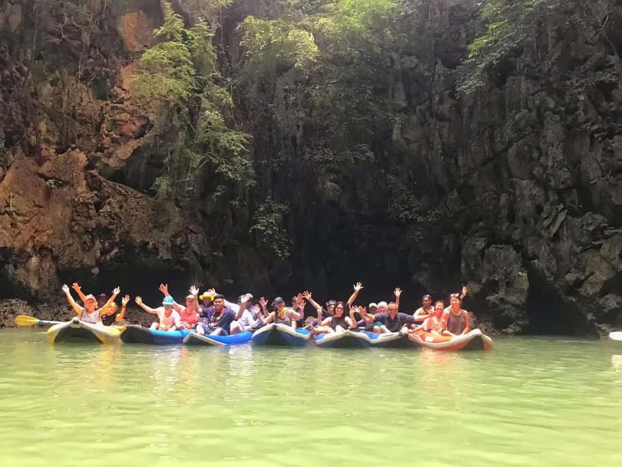 From Phuket: Phang Nga Bay 6-Islands canoeing by Speed boat - Hong Island by canoe