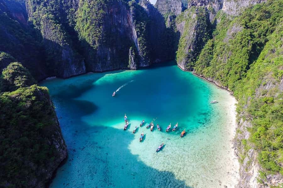 From Phuket: Phi Phi Island Private Full-Day Speedboat Trip - Pileh Lagoon is the strongest swim stop