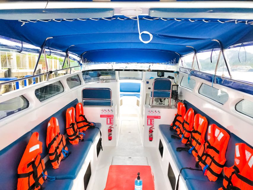 From Phuket: Phi Phi Islands Speedboat Trip & Lunch - Pileh Lagoon, where the water steals the show