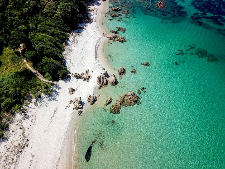 From Porticcio: Speedboat Tour to Cupabia Beach with Stops - The first stops: Isula Piana and the Cacao cove